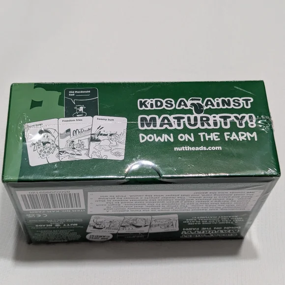 Kids Against Maturity Down on the Farm Game - Green - Picture 3 of 8